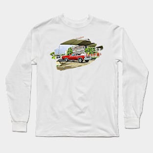El Camino Detroit Print Long Sleeve T-Shirt
